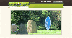 Desktop Screenshot of gesundheitsgarten-frauenthal.de